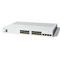 Cisco Catalyst 1200-24P-4X Smart Switch, 24 Port GE, PoE, 4x10GE SFP+, Limited Lifetime Protection (C1200-24P-4X)