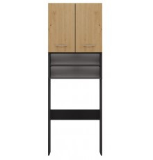 Washing machine cabinet POLA DK 64x30xH180 anthracite/artisan