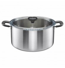 7L stainless steel pot with lid Functional Form