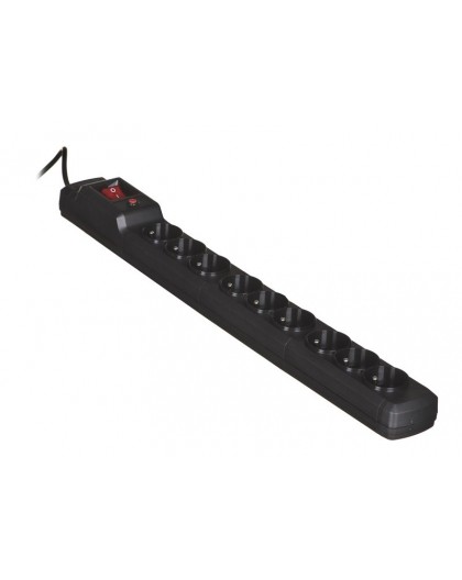 Activejet ACJ COMBO 9GN 5M black power strip with cord