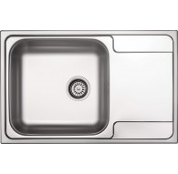1-bowl steel sink with drainer