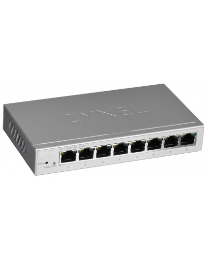 Zyxel GS1200-8 Managed Gigabit Ethernet Switch (10/100/1000) Silver