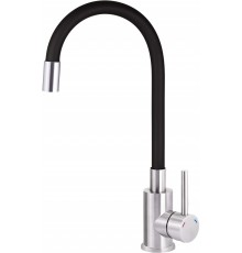 Kitchen faucet with flexible spout