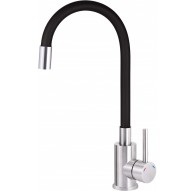 Kitchen faucet with flexible spout