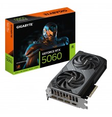 GIGABYTE GeForce RTX 5060 WINDFORCE 8G Graphics Card - 8GB GDDR7, 128bit, PCI-E 5.0, 2497 MHz Core Clock, 3 x DisplayPort, 1 x H