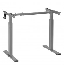 Maclean desk, manual height adjustment, without table top, for standing and sitting work, max 60 kg, max height 120 cm, MC-790NG