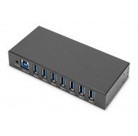 Digitus USB 3.0 Hub 7-Port, Industrial Line