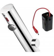 Touchless washbasin mixer with temperature control - 4xAA