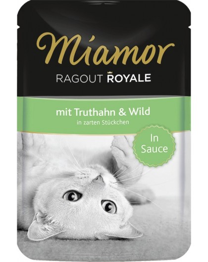 Miamor Royal ragout in sauce Turkey and venison