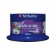 Verbatim DVD+R Double Layer Wide Inkjet Printable 8x