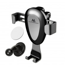 Maclean car phone holder, universal, for the ventilation grille, gravity, max. center distance 90mm, MC-324