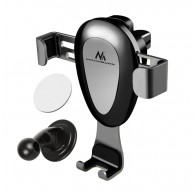 Maclean car phone holder, universal, for the ventilation grille, gravity, max. center distance 90mm, MC-324