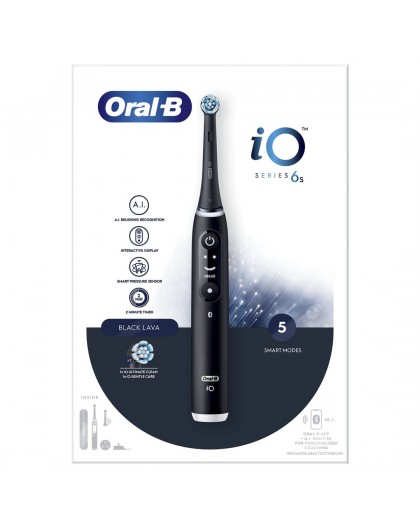 Oral-B iO 6 Adult Vibrating toothbrush Black