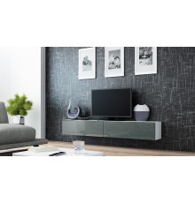 Cama TV Stand VIGO '180' 30/180/40 white/grey gloss