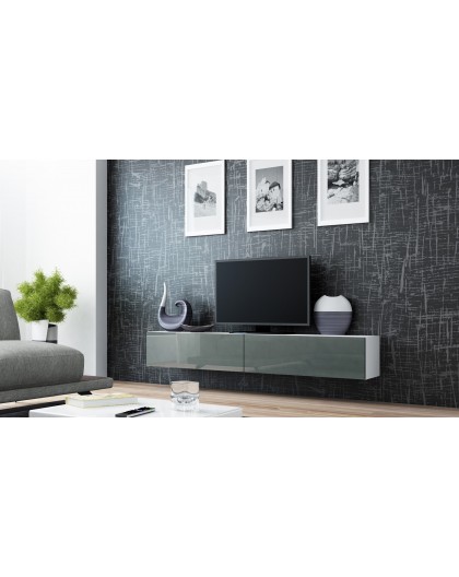 Cama TV Stand VIGO '180' 30/180/40 white/grey gloss