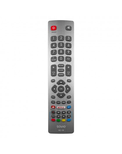 SAVIO RC-19 Universal/Replacement Remote Control for SHARP TV – SMART TV