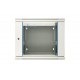 Extralink Rackmount cabinet 12U 600x600 AZH Gray wall mounted, swing type