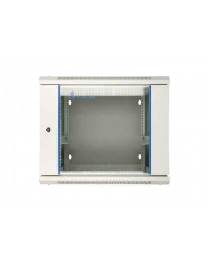 Extralink Rackmount cabinet 12U 600x600 AZH Gray wall mounted, swing type