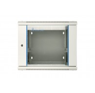 Extralink Rackmount cabinet 12U 600x600 AZH Gray wall mounted, swing type