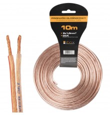 Libox Kabel głośnikowy 2x1,50mm LB0008-10 audio cable 10 m Transparent