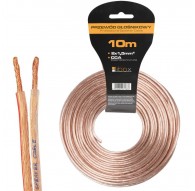 Libox Kabel głośnikowy 2x1,50mm LB0008-10 audio cable 10 m Transparent