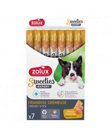 ZOLUX Sweeties with chicken and cheese - dog treat - 7x14g
