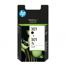 HP 301 2-pack Black/Tri-color Original Ink Cartridges