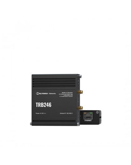 Teltonika Industrial router, IoT LTE gateway TRB246 Cat 4, 1x RJ45 100Mb/s, IP30