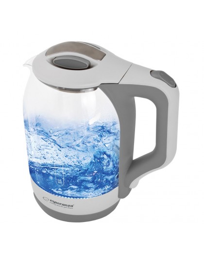 Esperanza EKK025W Electric kettle 1.7 L White, Multicolor 1500 W