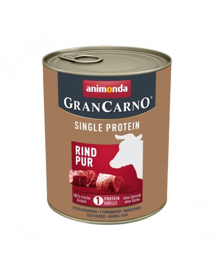 ANIMONDA GranCarno Adult Single Protein Beef - wet dog food - 800g