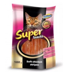 HILTON Soft chicken stripes - cat treats - 100g