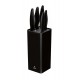 Smile SNS-6 6-piece block knife set black