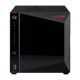 Asustor AS5404T NAS/storage server Intel® Celeron® N5105 4 GB DDR4 0 TB ADM Black