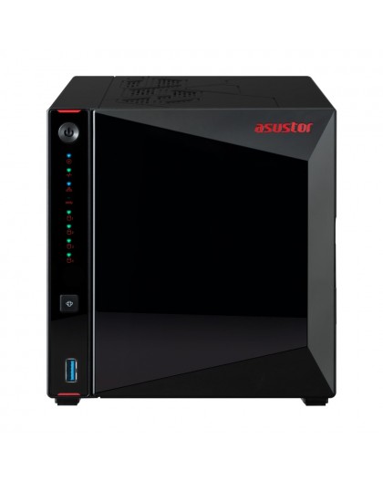 Asustor AS5404T NAS/storage server Intel® Celeron® N5105 4 GB DDR4 0 TB ADM Black