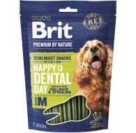 BRIT Premium Dog Snack Dental M - dog treat - 180g