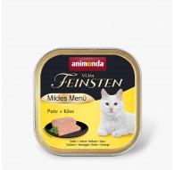 ANIMONDA Vom Feinsten Adult Mildes Menu Turkey with cheese - wet cat food - 100g