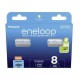 Rechargeable batteries PANASONIC ENELOOP AA 2000 mAh 8 szt (BK-3MCDE/8HH)