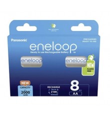 Rechargeable batteries PANASONIC ENELOOP AA 2000 mAh 8 szt (BK-3MCDE/8HH)