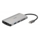 D-Link DUB-M810 - 8-in-1 USB-C Hub with HDMI/Ethernet/Card Reader/Power Delivery