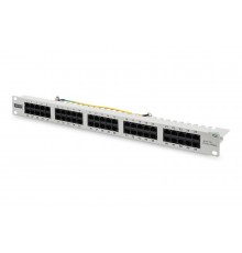 Digitus CAT 3 ISDN patch panel, unshielded, grey