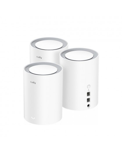 Cudy M1800 3-pack Dual-band (2.4 GHz / 5 GHz) Wi-Fi 6 (802.11ax) White 1 Internal