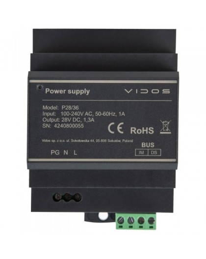 Vidos DUO Power Supply P28/36