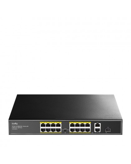 Cudy FS1018PS1 network switch Fast Ethernet (10/100) Power over Ethernet (PoE) Grey