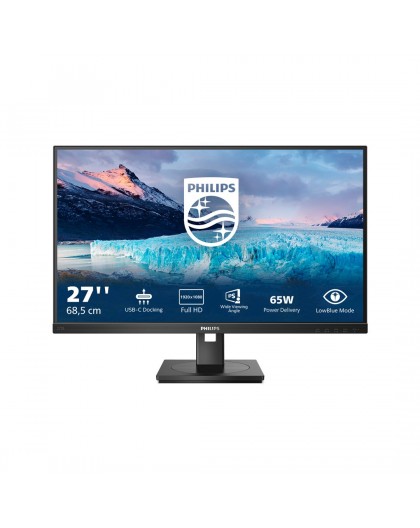 Philips S Line 273S1/00 computer monitor 68.6 cm (27") 1920 x 1080 pixels Full HD LCD Black