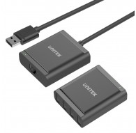 UNITEK Y-2516 interface hub USB 2.0 480 Mbit/s Black