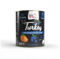 SYTA MICHA Turkey with berries and mango - wet dog food - 800g