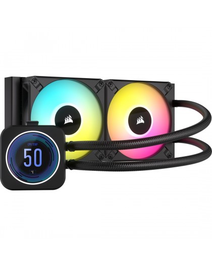 Corsair CW-9060074-WW computer cooling system Processor All-in-one liquid cooler 12 cm Black 1 pc(s)