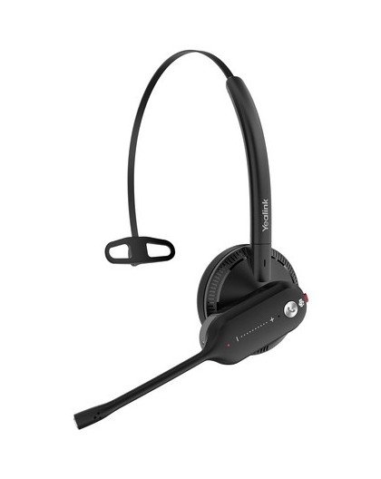 Yealink WH63 Portable UC Headset Wireless Ear-hook, Head-band, Neck-band Office/Call center Charging stand Black