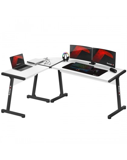 GAMING DESK HUZARO HERO 6.0 WHITE