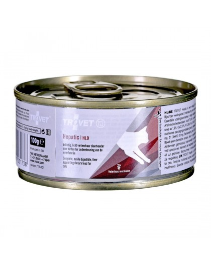TROVET Hepatic HLD with chicken - wet cat food - 100g